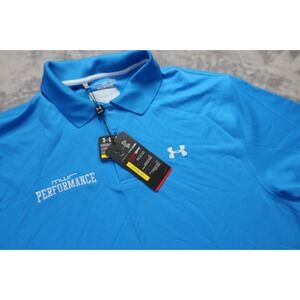 Under Armour MWR Michael Waltrip Racing NASCAR Blue Polo Shirt L‎ NWT Toyota